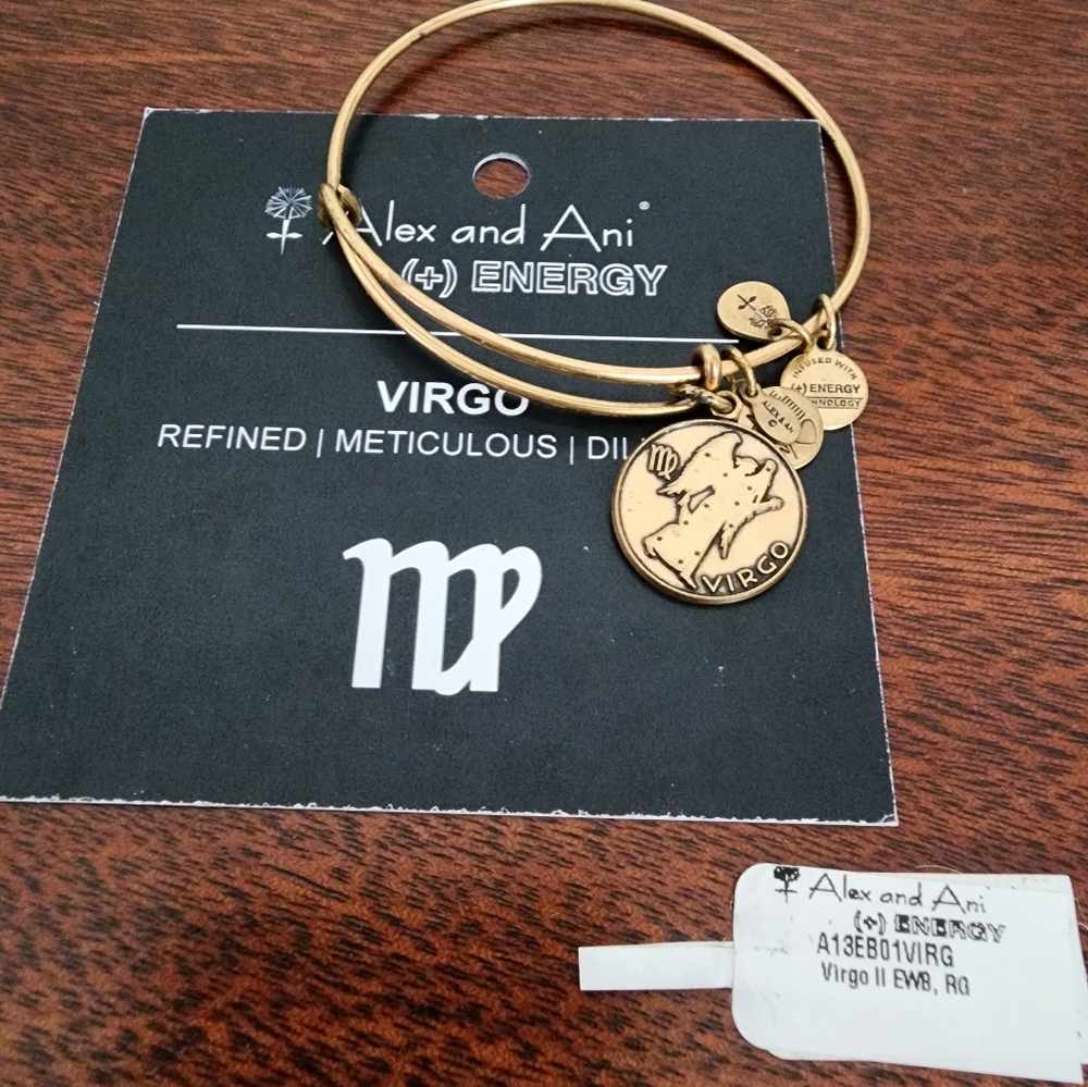 Alex and Ani Gold Virgo Charm Bracelet
